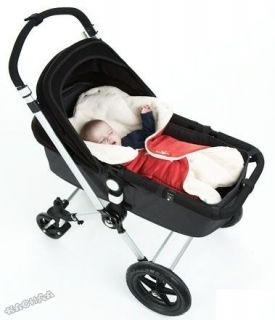 WallaBoo - Бебешко одеяло с топла подплата Wrap Nore Red Warm