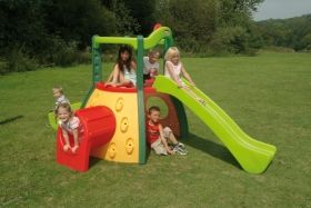Little Tikes - Детска катерушка с пързалки Double Decker Superslide - Evergreen