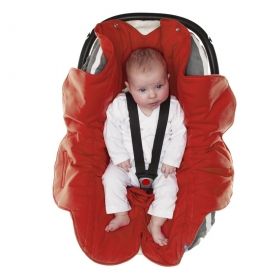 WallaBoo - Бебешко одеяло за повиване Wrap Fleur - Poppy Red