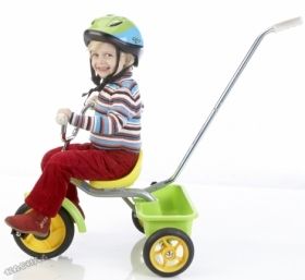 Italtrike - Детска триколка CLASSIC Flower Power - Green