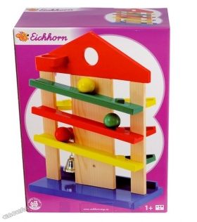 Eichhorn - Дървена игра с топки в къщичка Marble Run House