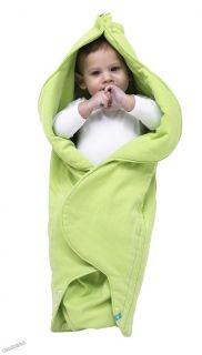 WallaBoo - Бебешко одеяло за повиване Wrap Fleur - Lilly Green