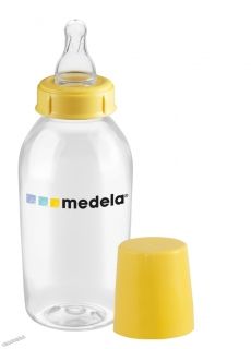 Medela - Бутилка за хранене с биберон 250мл.