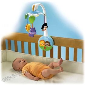 Музикална въртележка за легло 2 в 1 Precious Planet-Fisher Price