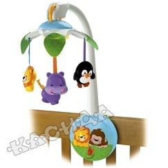 Музикална въртележка за легло 2 в 1 Precious Planet-Fisher Price
