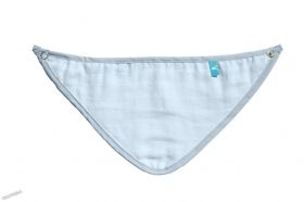 WallaBoo - Бебешки лигавник Baby Bib Lightweight - Cotton Blue