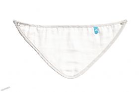 WallaBoo - Бебешки лигавник Baby Bib Lightweight - Ecru