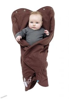 WallaBoo - Бебешко одеяло за повиване Wrap Fleur - Toffee