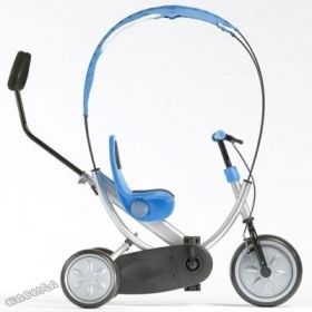 Italtrike - Детска триколка със сенник OKO Blue