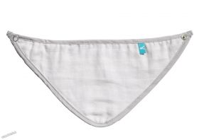 WallaBoo - Бебешки лигавник Baby Bib Lightweight - Cotton Grey