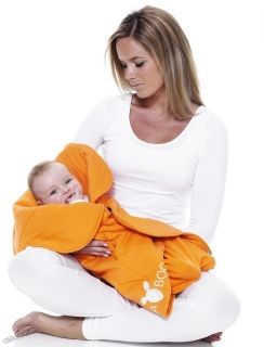 WallaBoo - Бебешко одеяло за повиване Wrap Fleur - Sun Orange