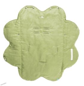 WallaBoo - Бебешко одеяло за повиване Wrap Leaf Lime Green