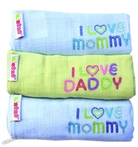 Minene - Бебешка пелена Muslin Cloths - Blue&Green