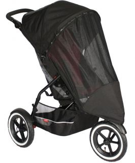 Phil&Teds UV Mesh Универсален слънчобран за бебешка триколка