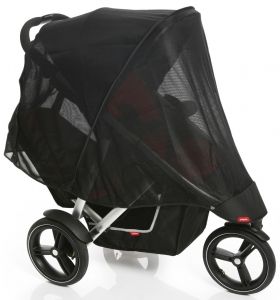 Phil&Teds UV Mesh Двоен слънчобран за бебешка количка Vibe