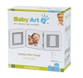 BabyART Отпечатък Double PRINT FRAME Modern Trendy Taupe&Lime&Plum
