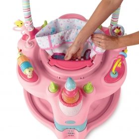 Bright Starts Бебешки център за игра Enterain & Grow Saucer Pink