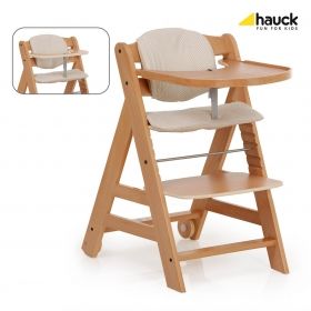 Hauck - Дървено столче за хранене BETA Natur