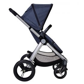 Бебешка комбинирана количка Mountain Buggy Cosmopolitan Denim/Chilli