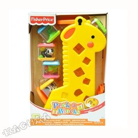 Fisher Price - Образователно жирафче с кубчета