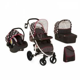 Бебешка количка 3в1 Hauck MALIBU XL All In One Dots Black