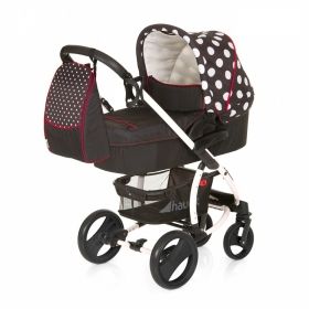 Бебешка количка 3в1 Hauck MALIBU XL All In One Dots Black