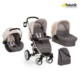 Бебешка количка 3в1 Hauck MALIBU XL All In One Dots Black 2015