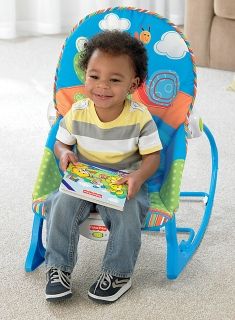 Бебешки шезлонг 3 в 1 Fisher price Little Frog Swing Chair