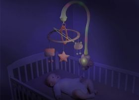 Babymoov - Музикална въртележка STARLIGHT Хибискус