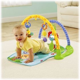Fisher Price - Бебешка активна гимнастика Link`N Play Musical Gym