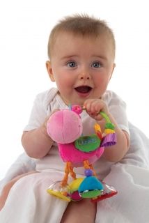Playgro - Дрънкалка кончето Хоп Троп розова