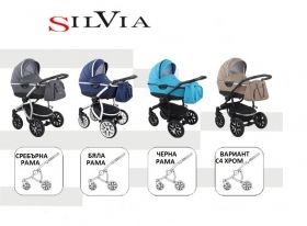 Bebetto Бебешка количка Silvia Black 230