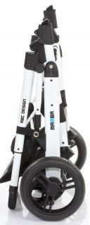 ABC Design - Бебешка количка MAMBA бяла рама Phantom 2015