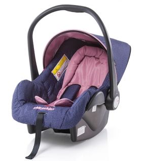 Бебешко столче за кола Chipolino Пуки/ Пуки Травъл (0-13 кг) Деним/Розово 2015