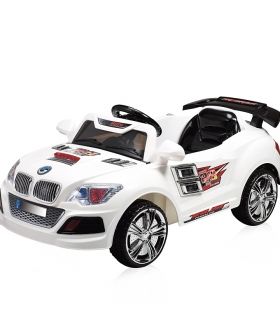 Детска акумулаторна кола Chipolino BM12 - бяла