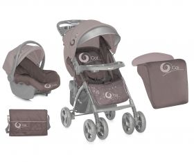 Bertoni Lorelli Бебешка количка 2в1 RIO Grey&Rose 2014