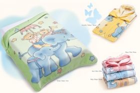 BELPLA - Бебешко одеяло-чувал Baby Sac Ster - Elephant