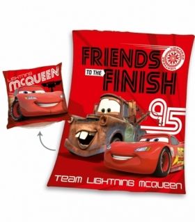 Комплект детско одеяло и калъфка Herding Disney Cars McQUEEN