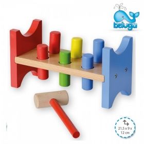 Beluga - Дървена играчка с чукче